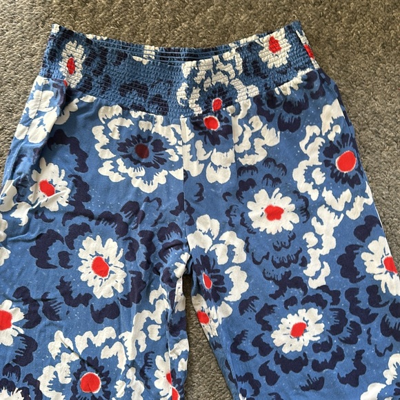 Quiksilver Blue Floral Wide Leg Pants - Picture 2 of 4